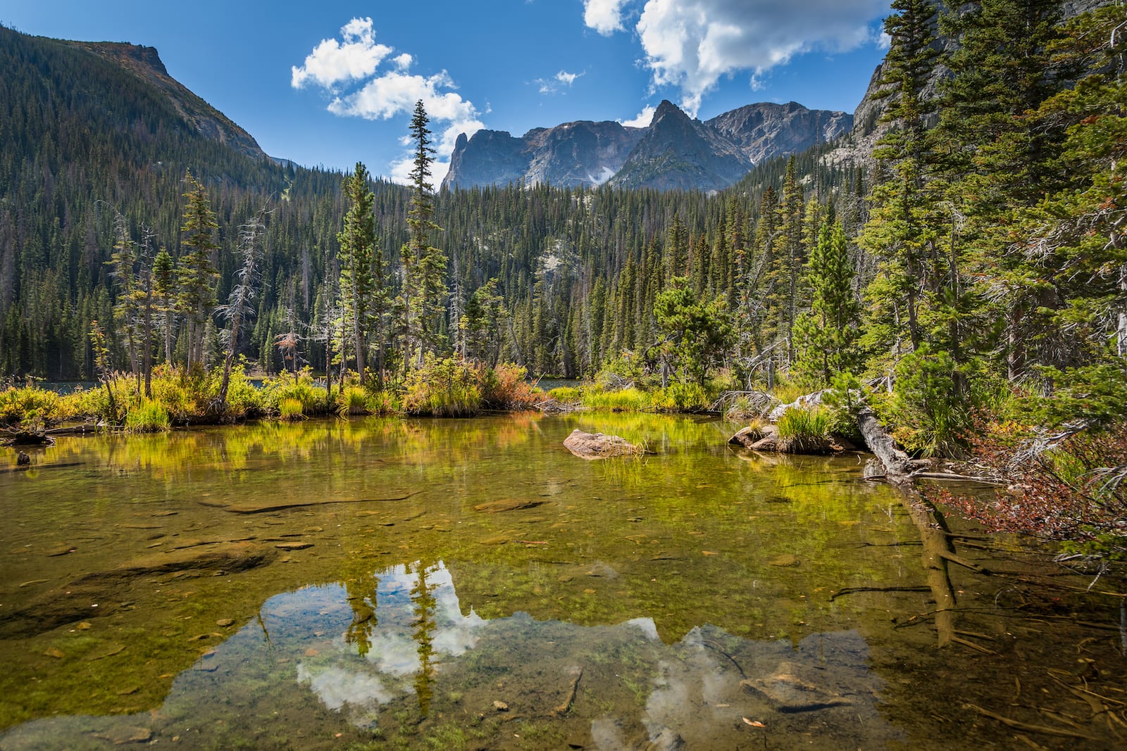 Backpacking Fern Lake Rocky Mountain National Park CO