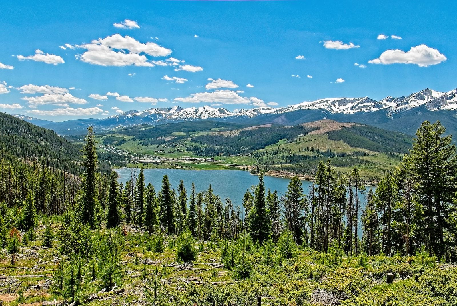 Dillion Reservoir Overlook Summit County Colorado