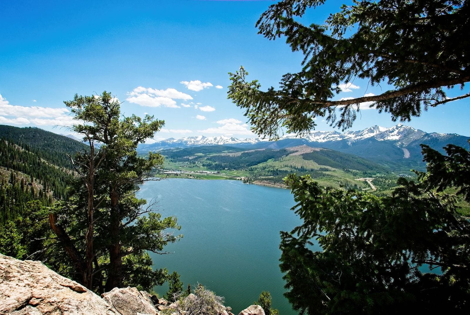 Dillion Reservoir Overlook Summit County Colorado