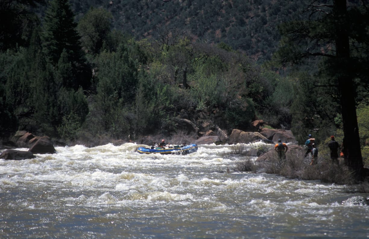 Dolores River Snaggle Tooth Whitewater Rafting Colorado