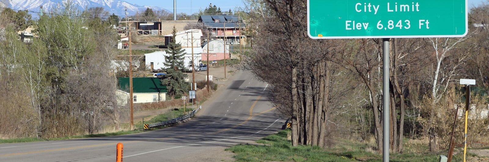 Dove Creek CO City Limit Sign