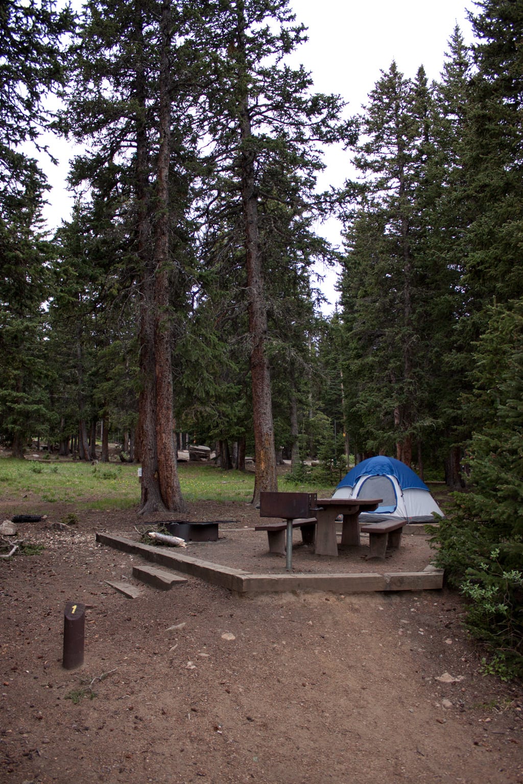 Echo Lake Campground near Mount Evans CO