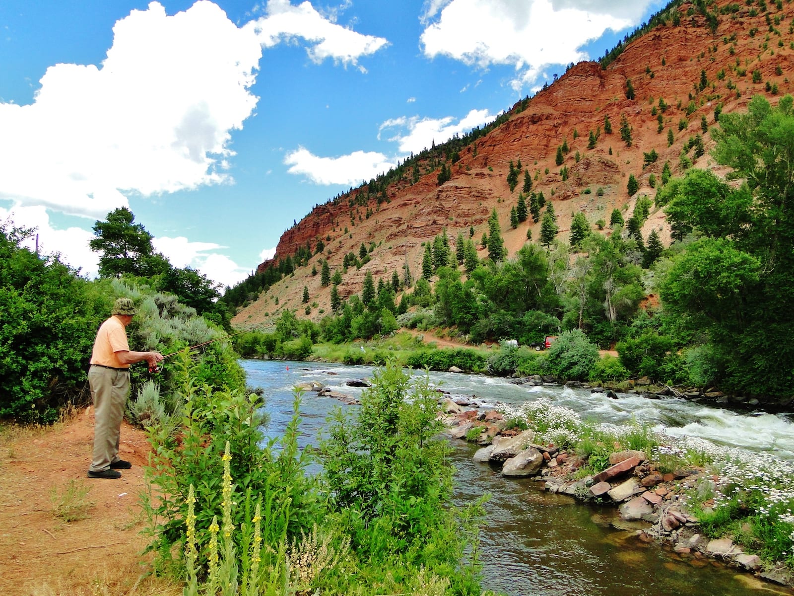 Edwards CO Eagle River Fisherman