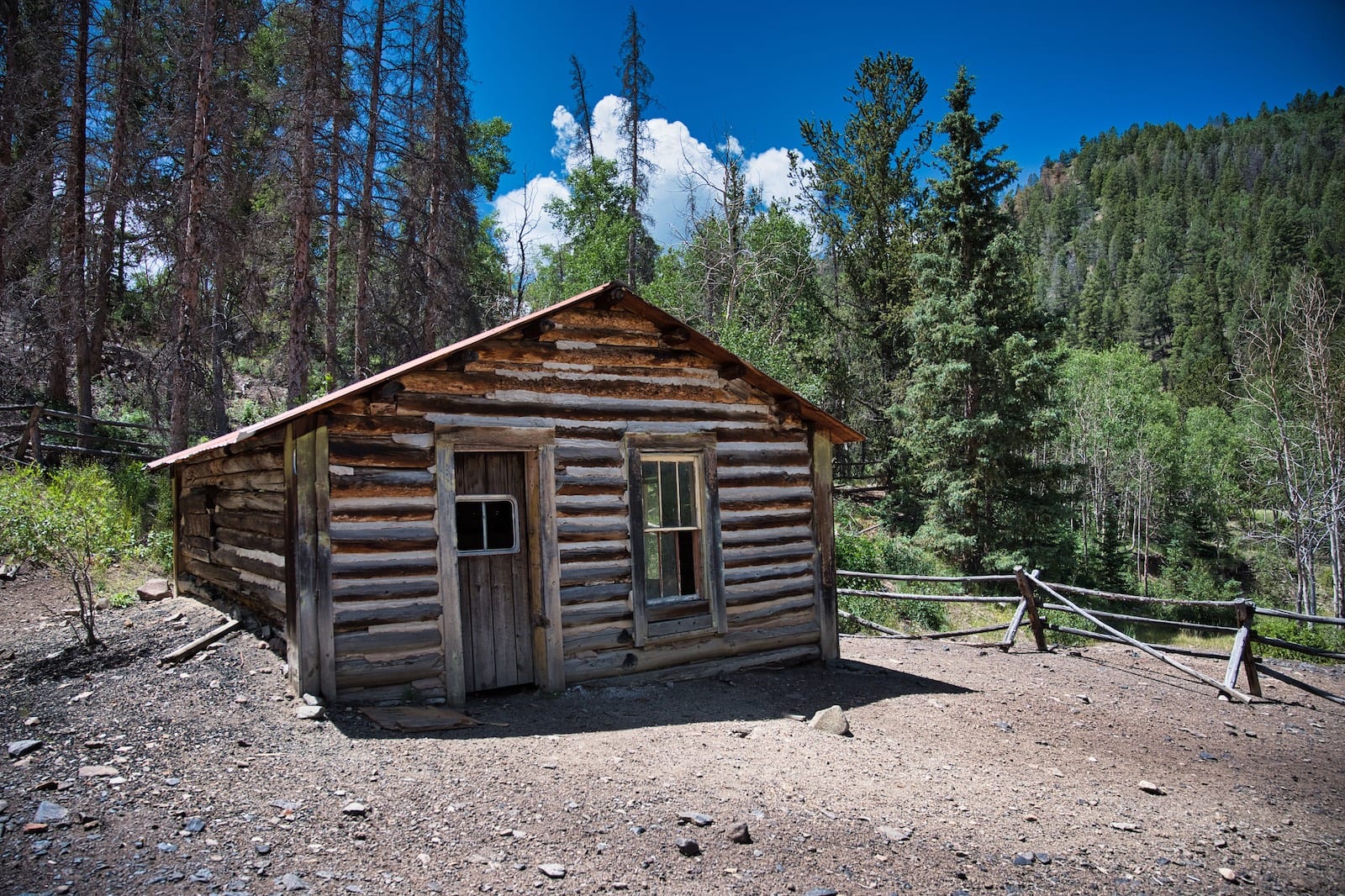 Exchequer CO Ghost Town Old Cabin