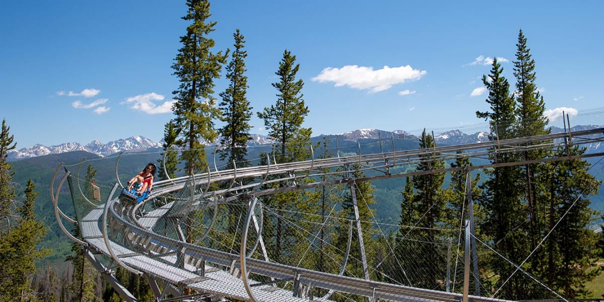 Forest Flyer Mountain Coaster Vail Resorts