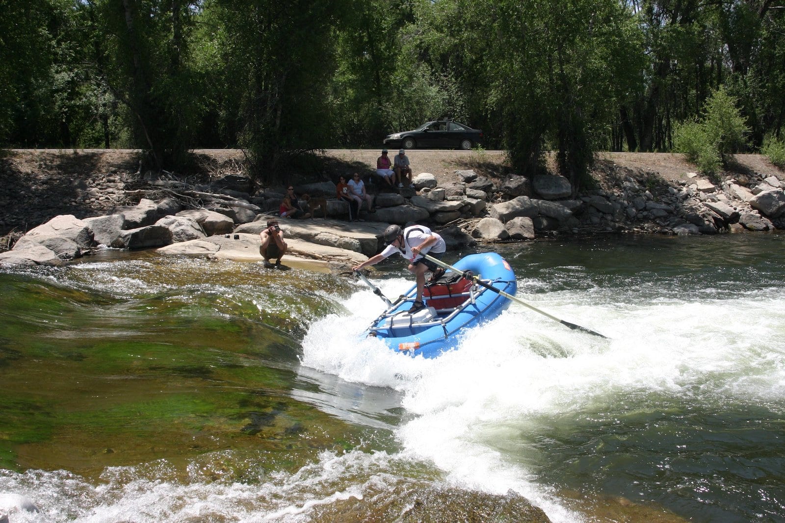 Gunnison River Festival Rafter Whitewater Park Gunnison CO