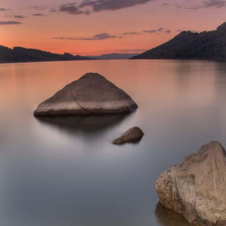 Horsetooth Reservoir Summer Sunset