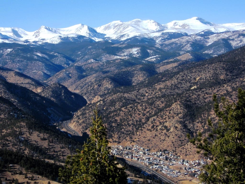 Idaho Springs CO Aerial View