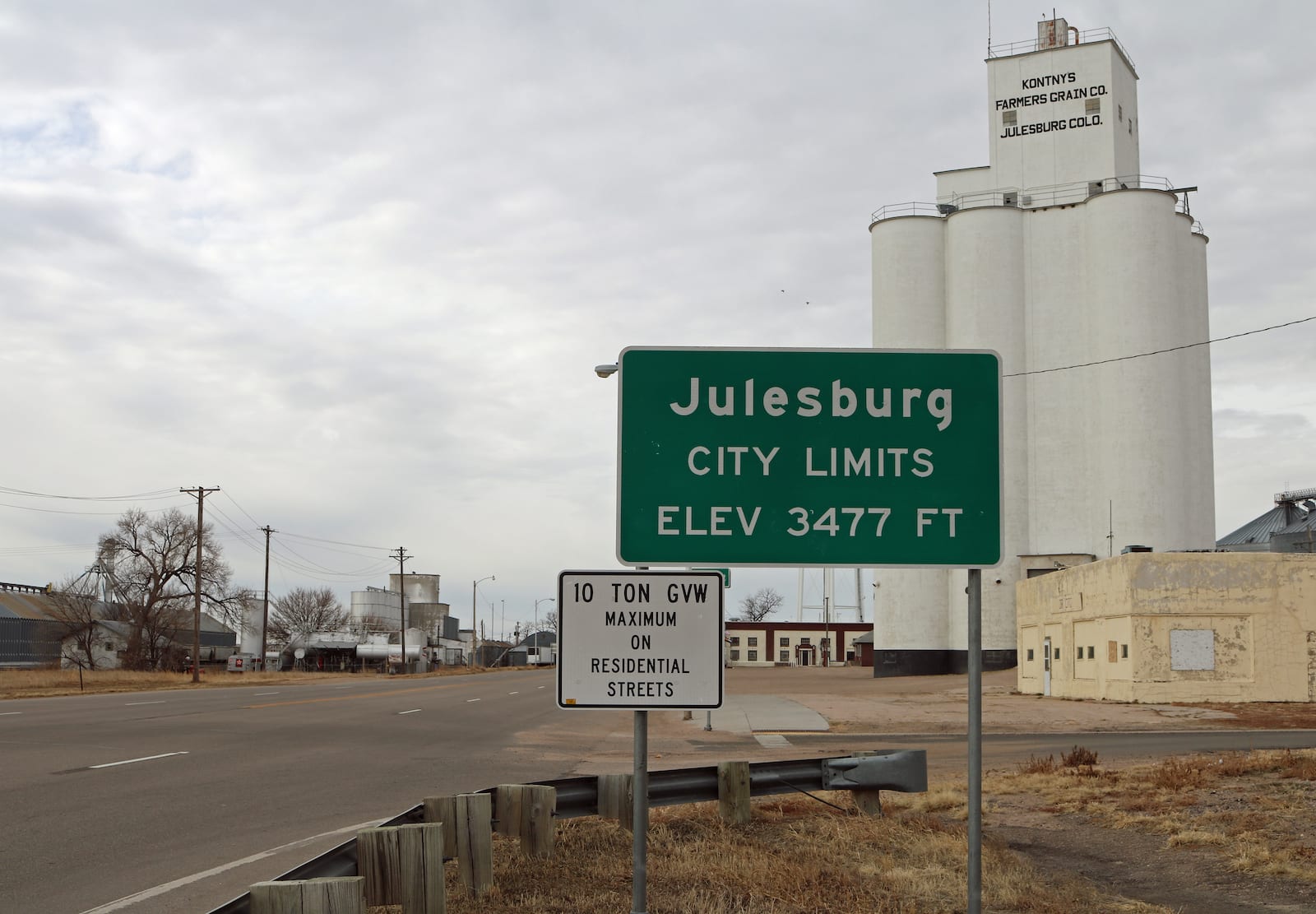 Julesburg CO City Limits Sign