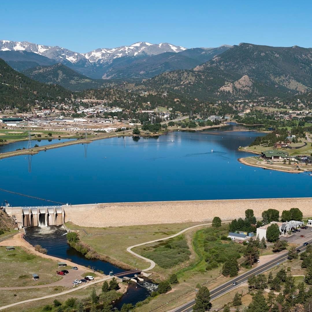 Lake Estes Olympus Dam Colorado