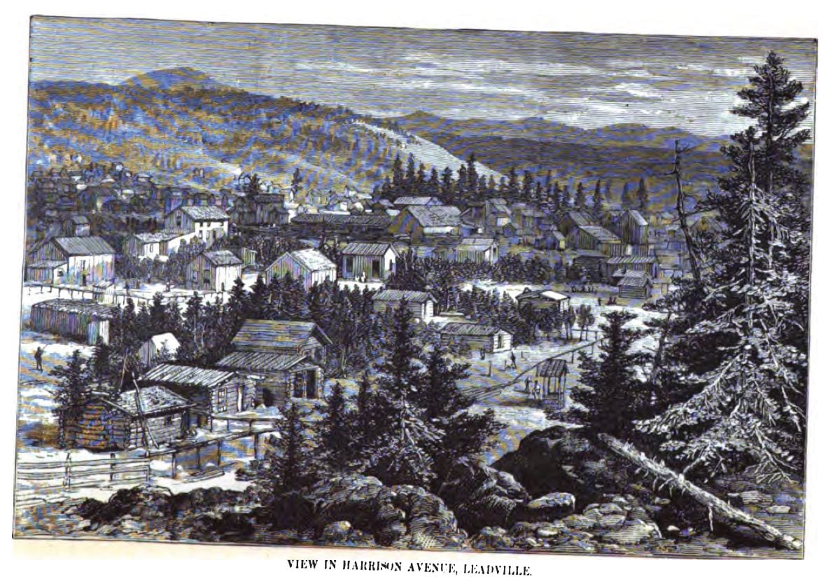 Leadville CO Harrison Avenue Circa 1880