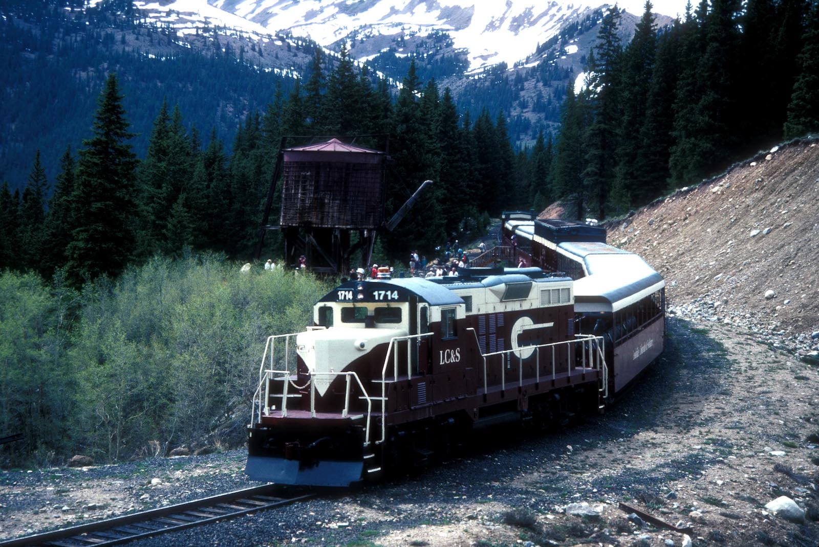 Leadville Colorado and Southern Railroad Train