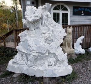 The Marble Gallery Puzzle Pieces Sculpture Colorado