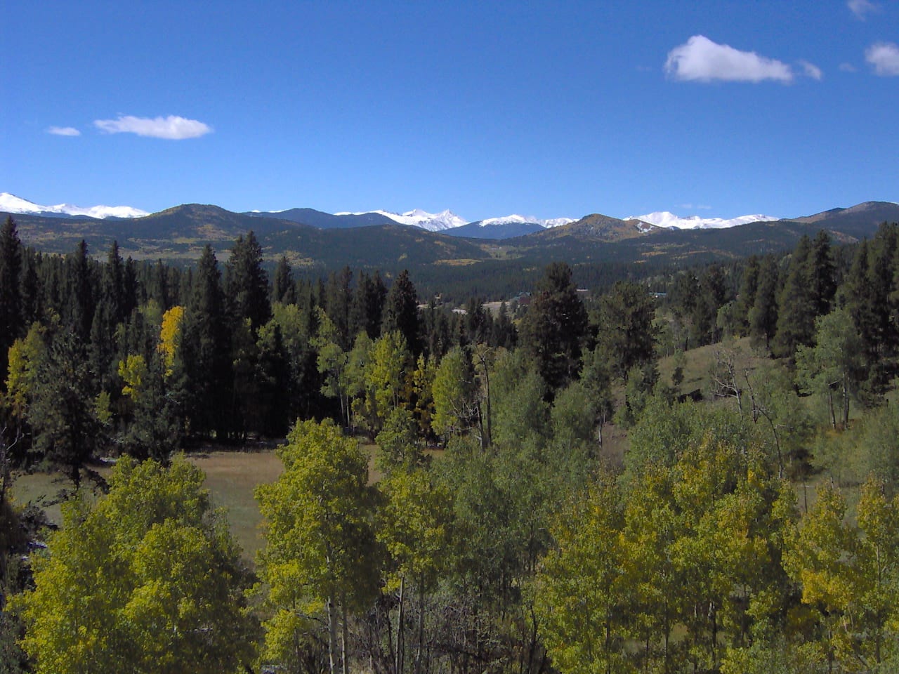 Peak to Peak National Scenic Byway Mountain Views Colorado