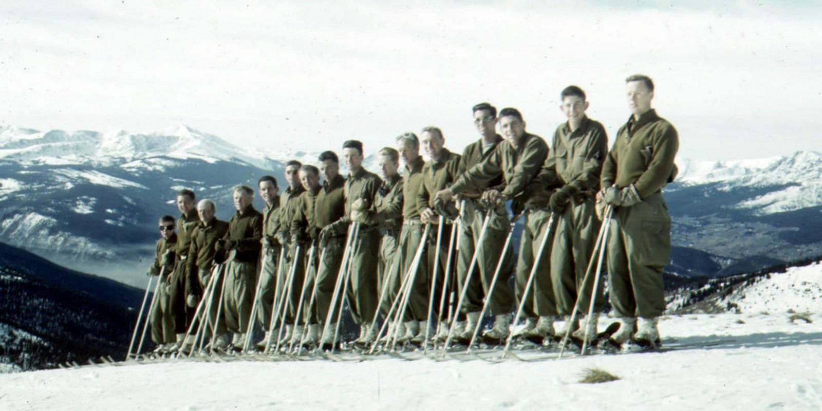 10th Mountain Division Ski Troopers Training in Colorado Circa 1943