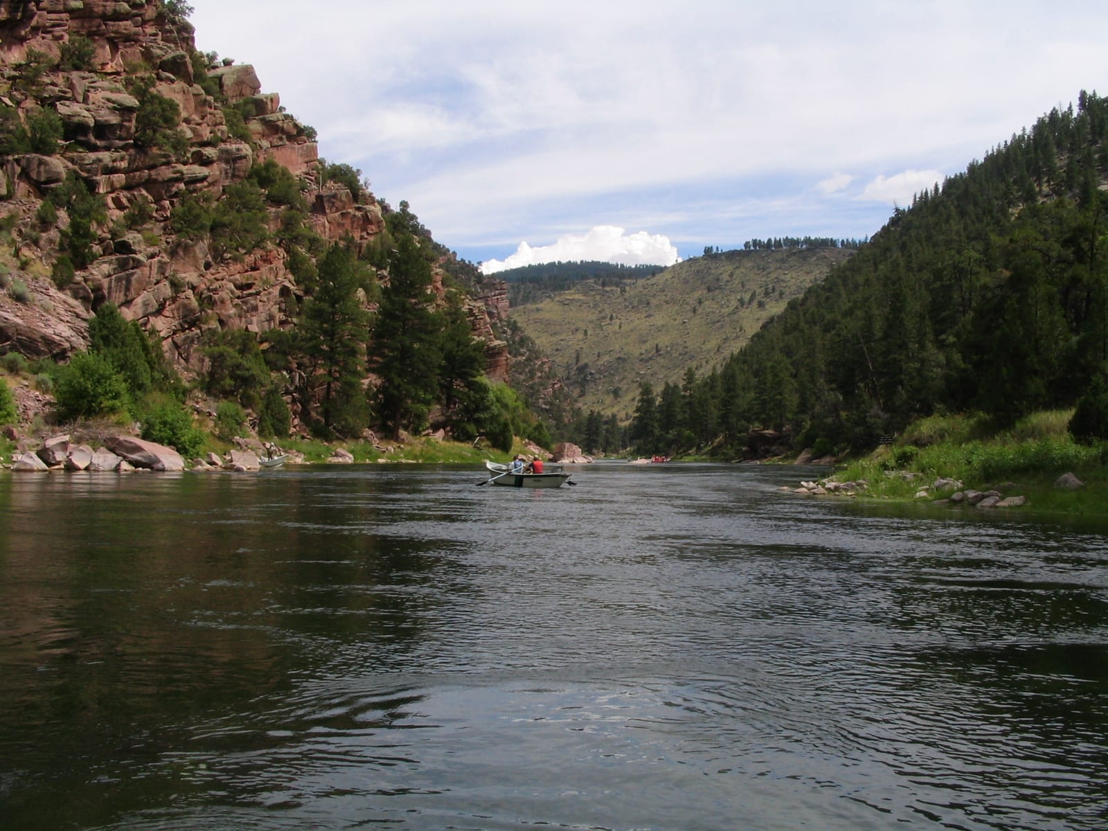 Rafting Green River Near Dutch John, Utah