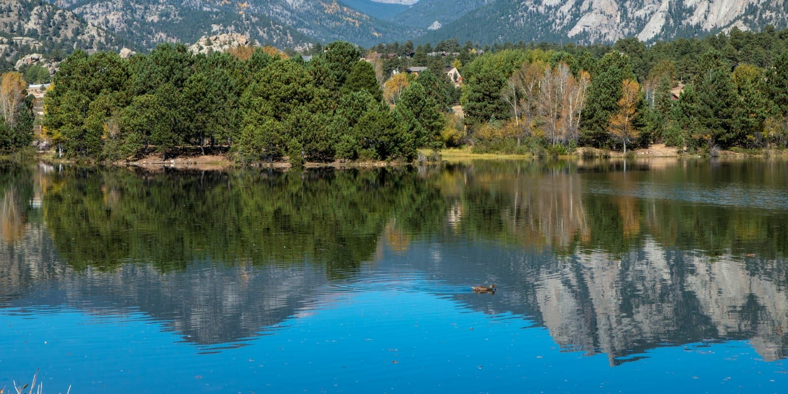 Lake Estes in Estes Park, Colorado