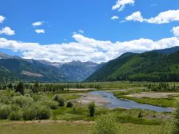 San Miguel River coming from Telluride, CO