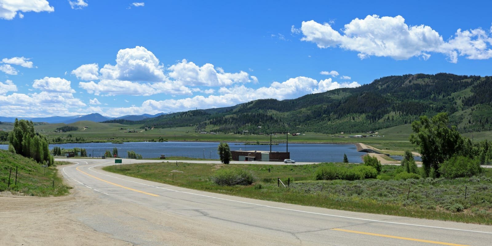 Windy Gap Reservoir and dam, CO