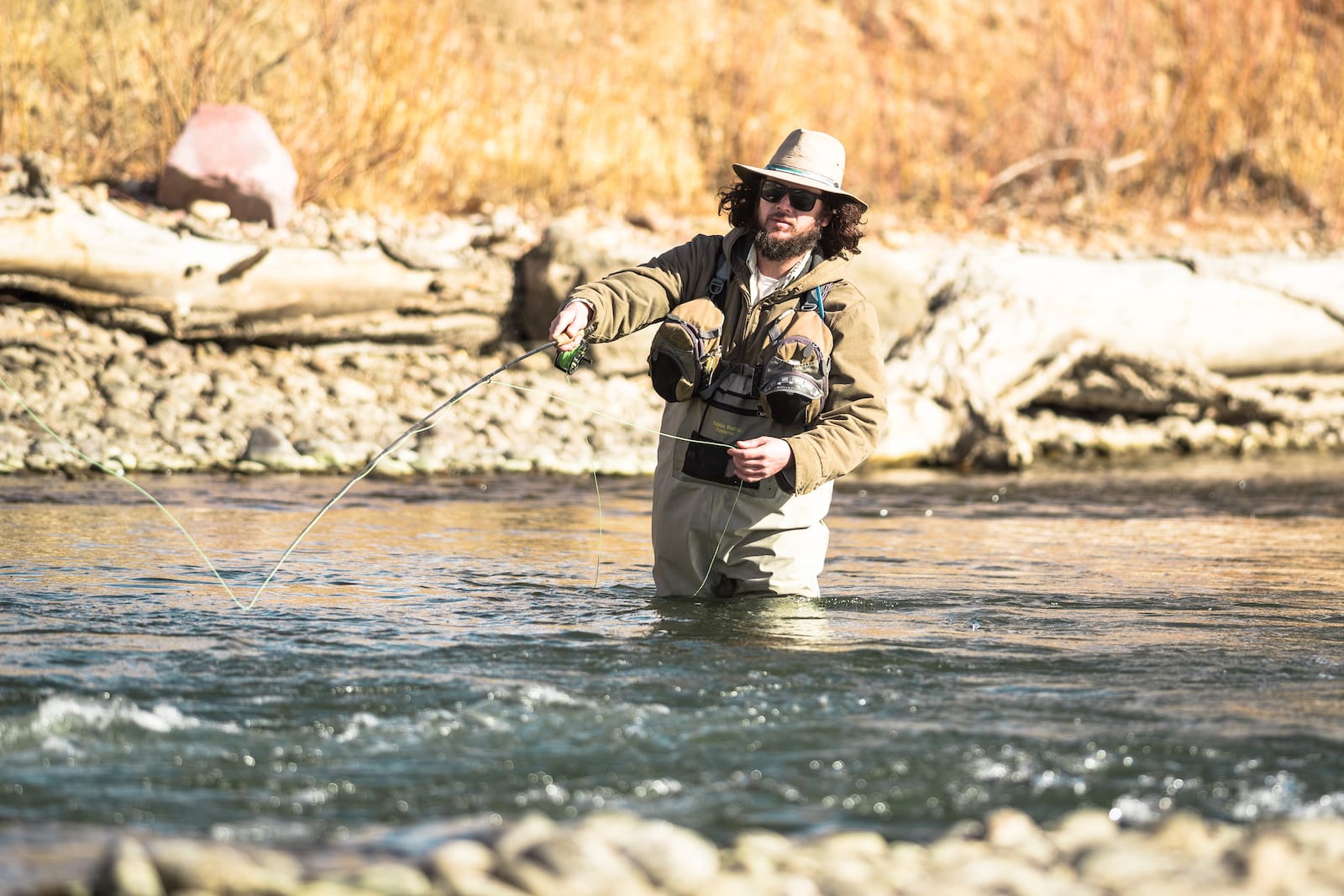 Fly Fishing at Arkansas River Pueblo Colorado