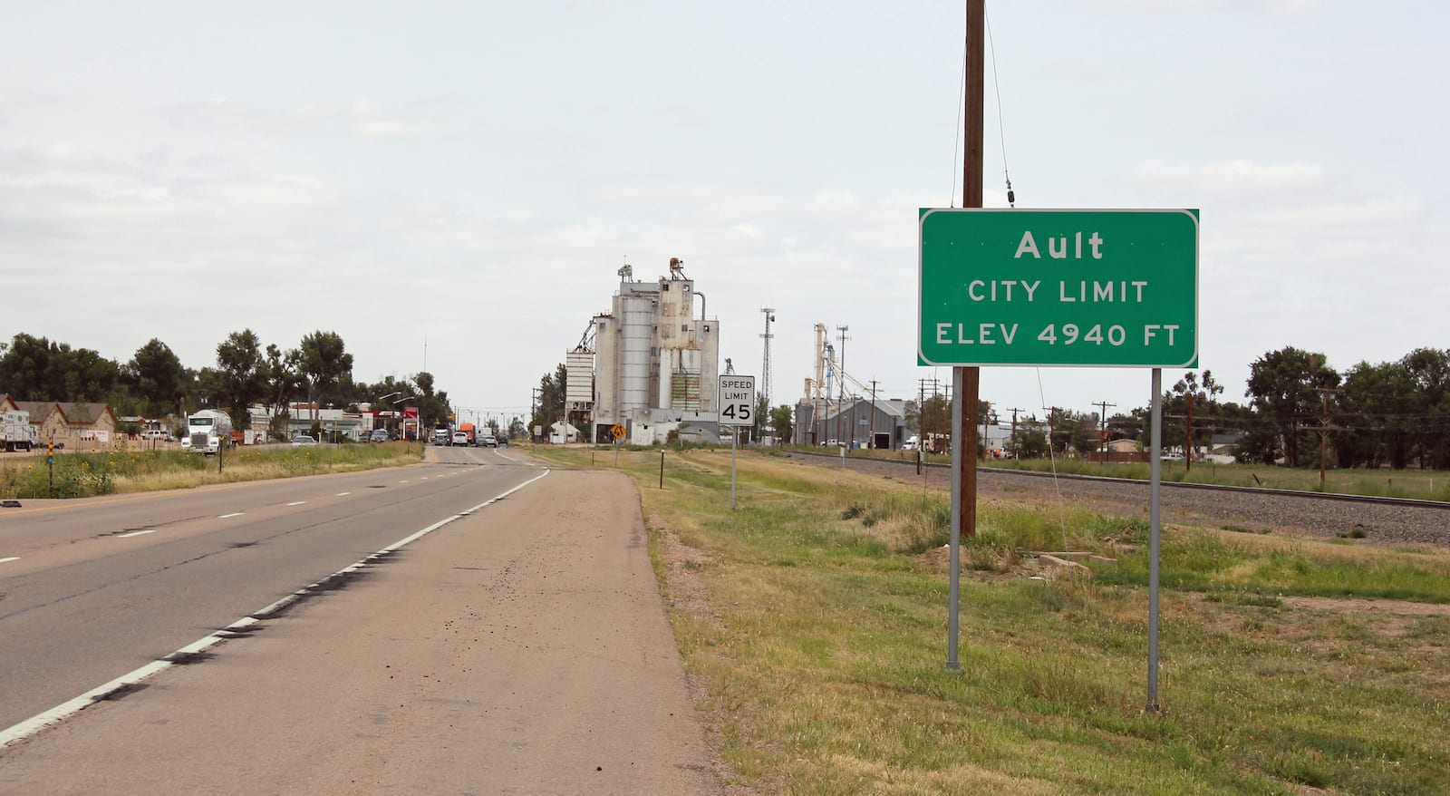 Ault Colorado City Limit Sign