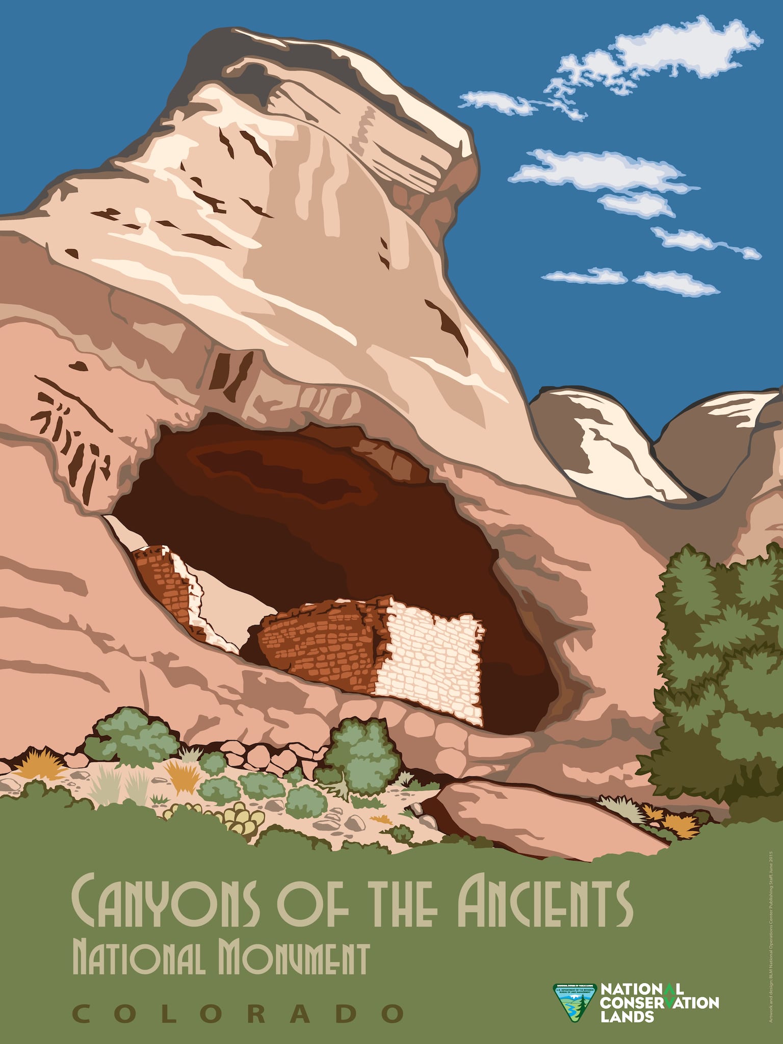 Canyons of the Ancients National Monument Colorado Poster