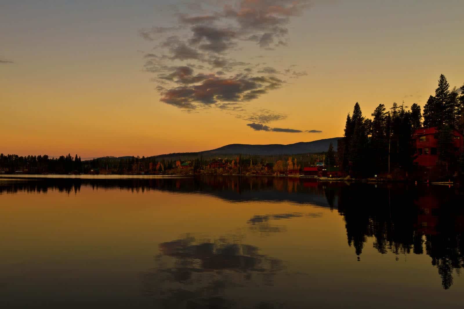 Grand Lake Colorado Sunrise