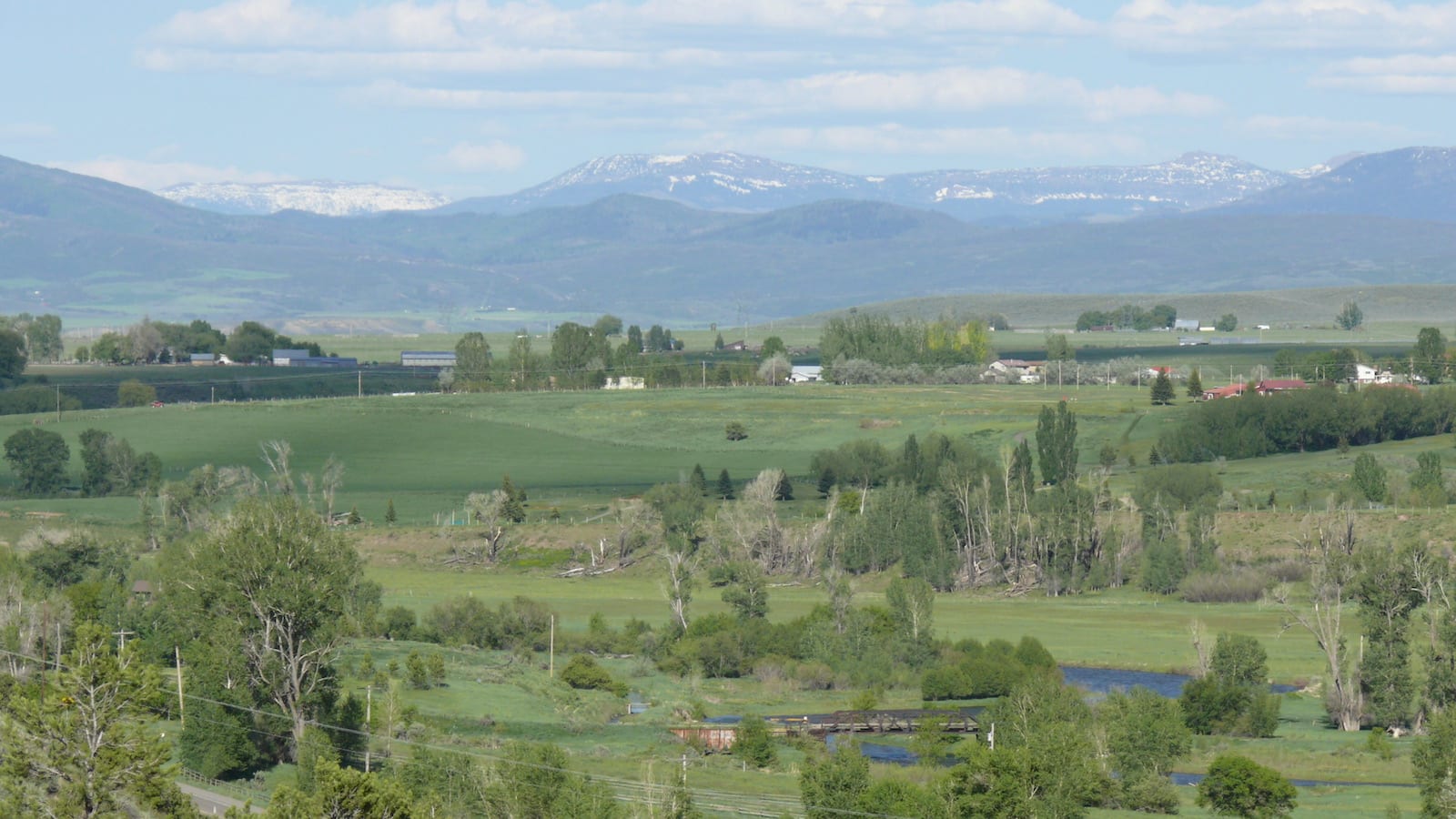 White River Valley Meeker Colorado Flat Top Mountains