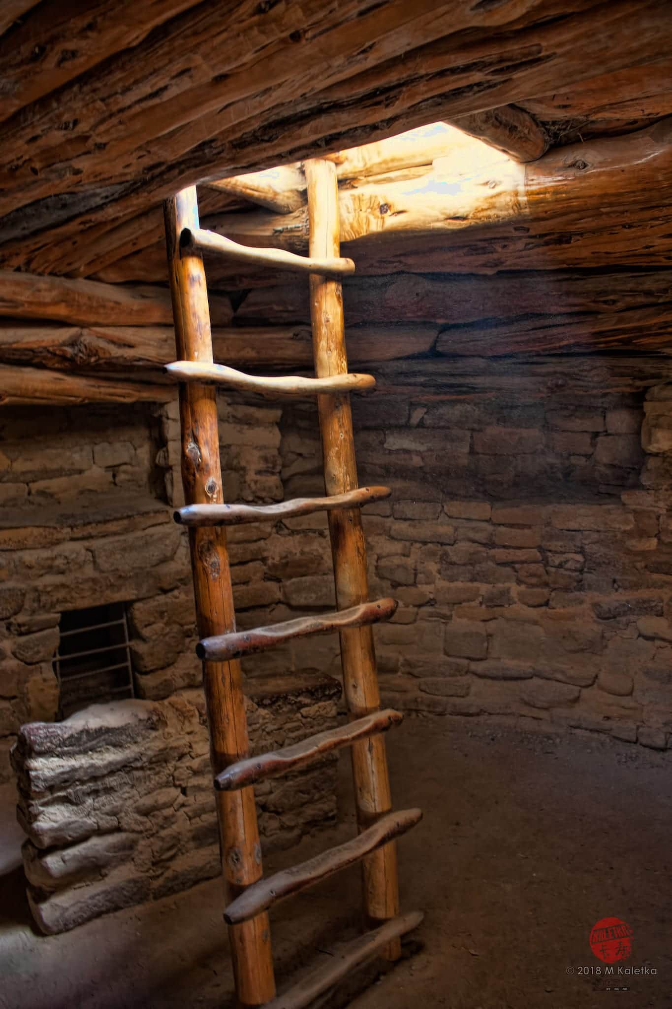 Mesa Verde National Park Cliff Dwelling Ladder