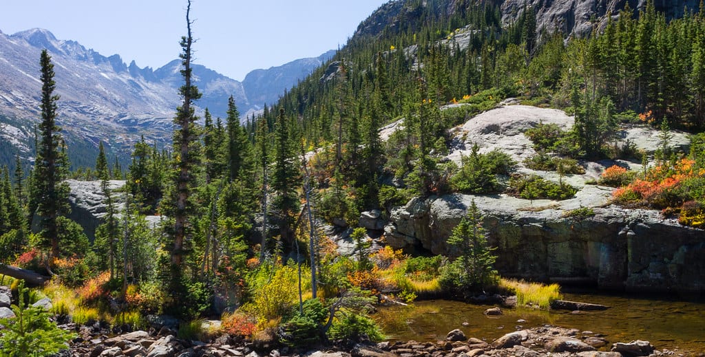 mills lake rocky mountain national park