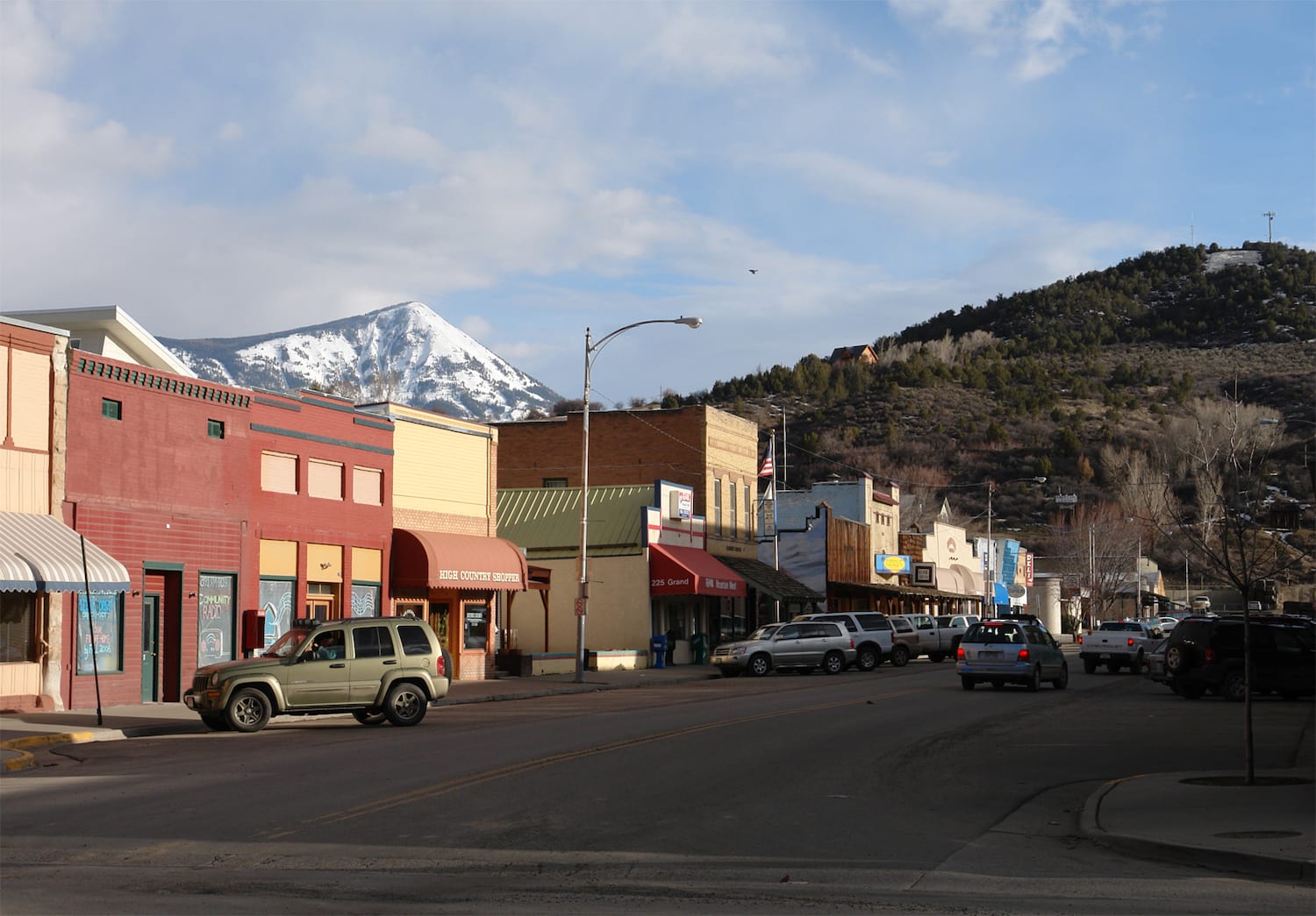 Downtown Paonia CO Grand Avenue