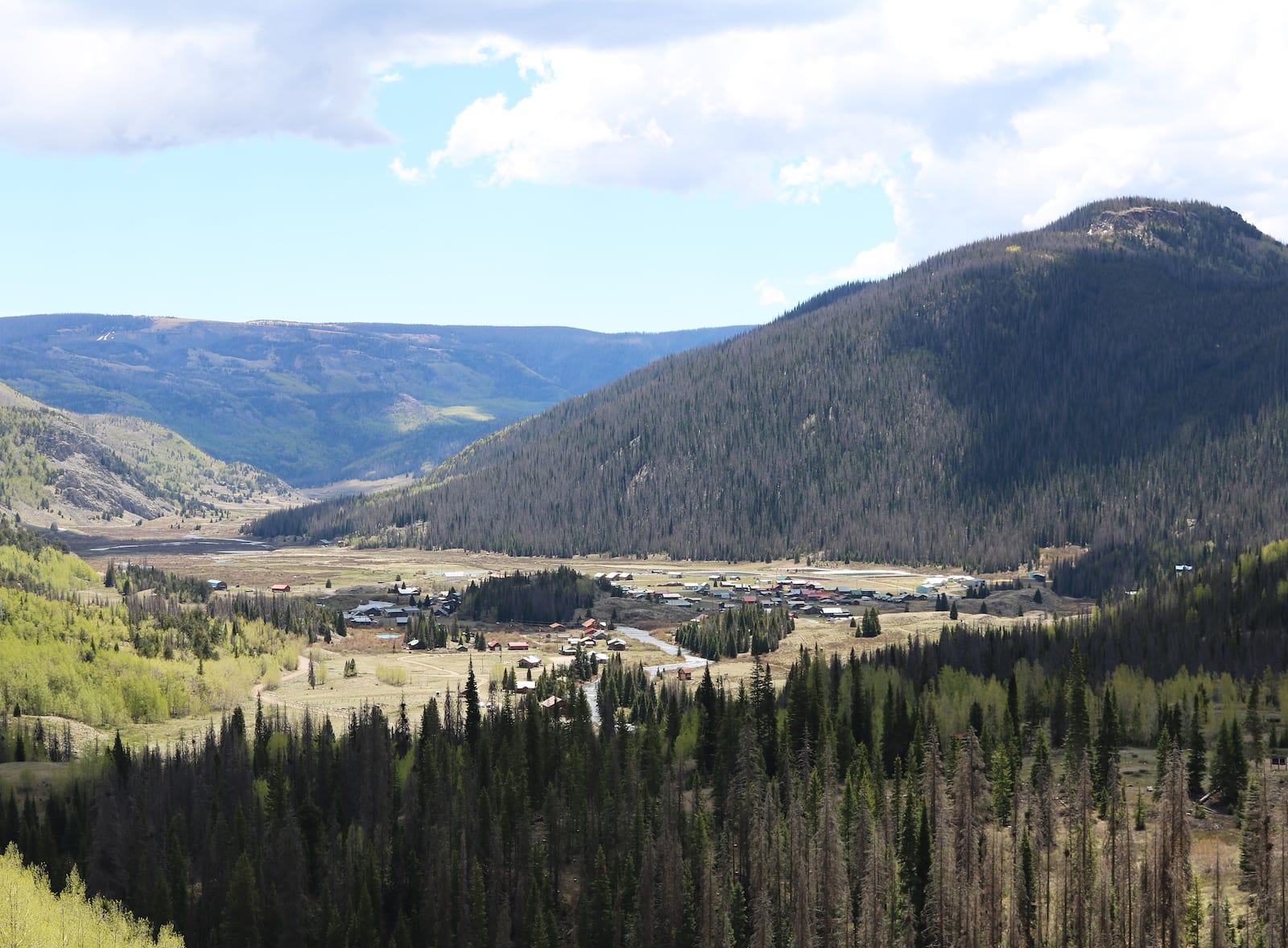 Platoro Colorado Overlook from Forest Road 250