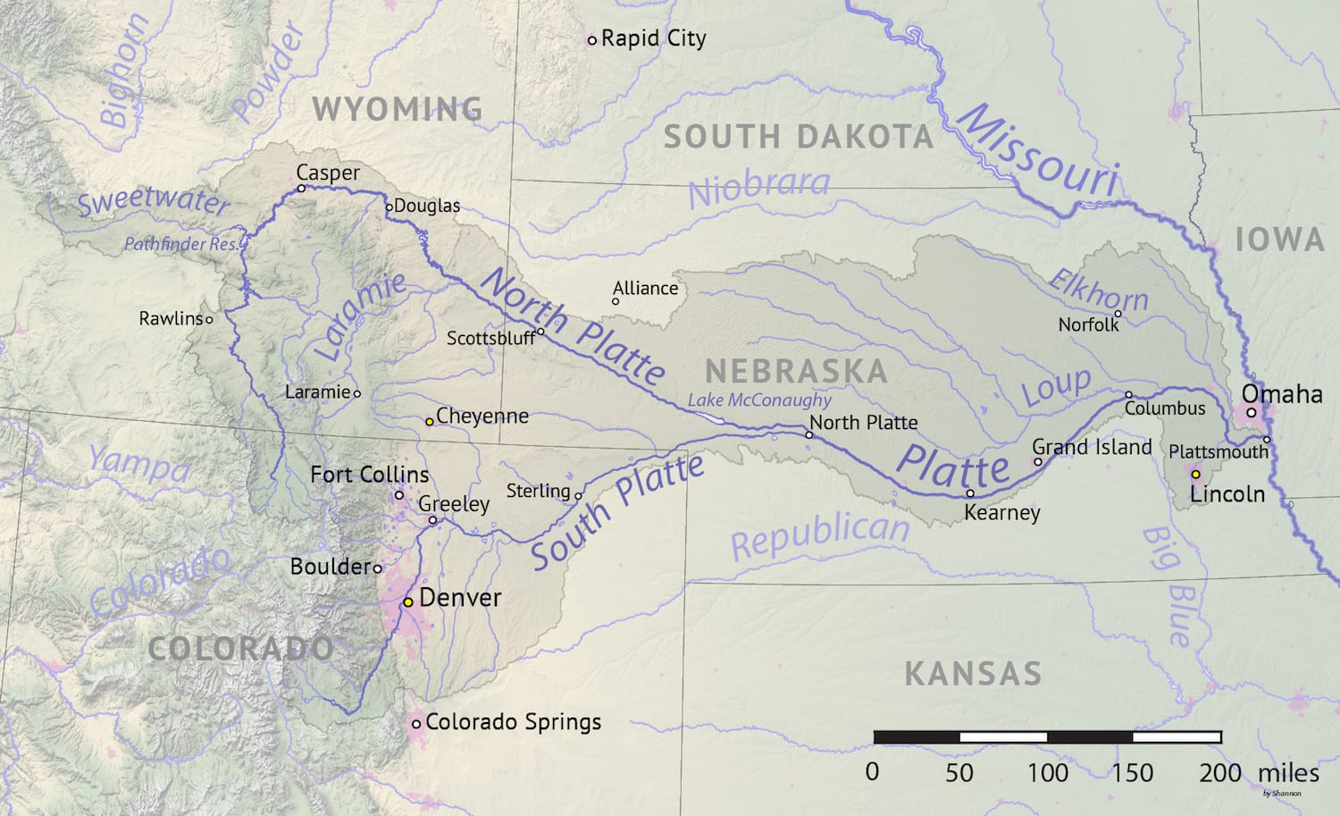 South Platte River – near Hartsel, Deckers, and Denver, CO