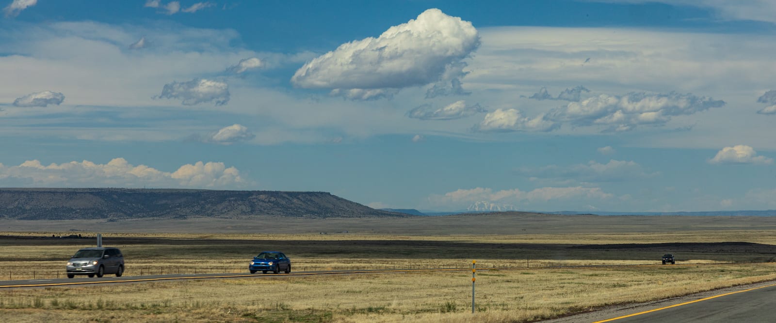 Raton Pass Border Between Colorado and New Mexico I-25