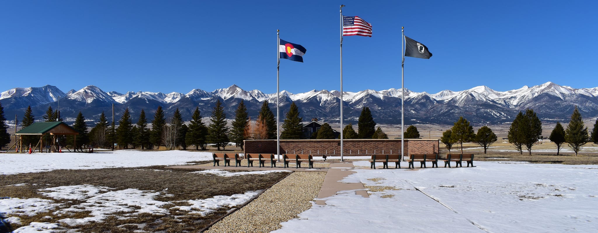 Silver Cliff Community Park Sangre De Cristo Mountains