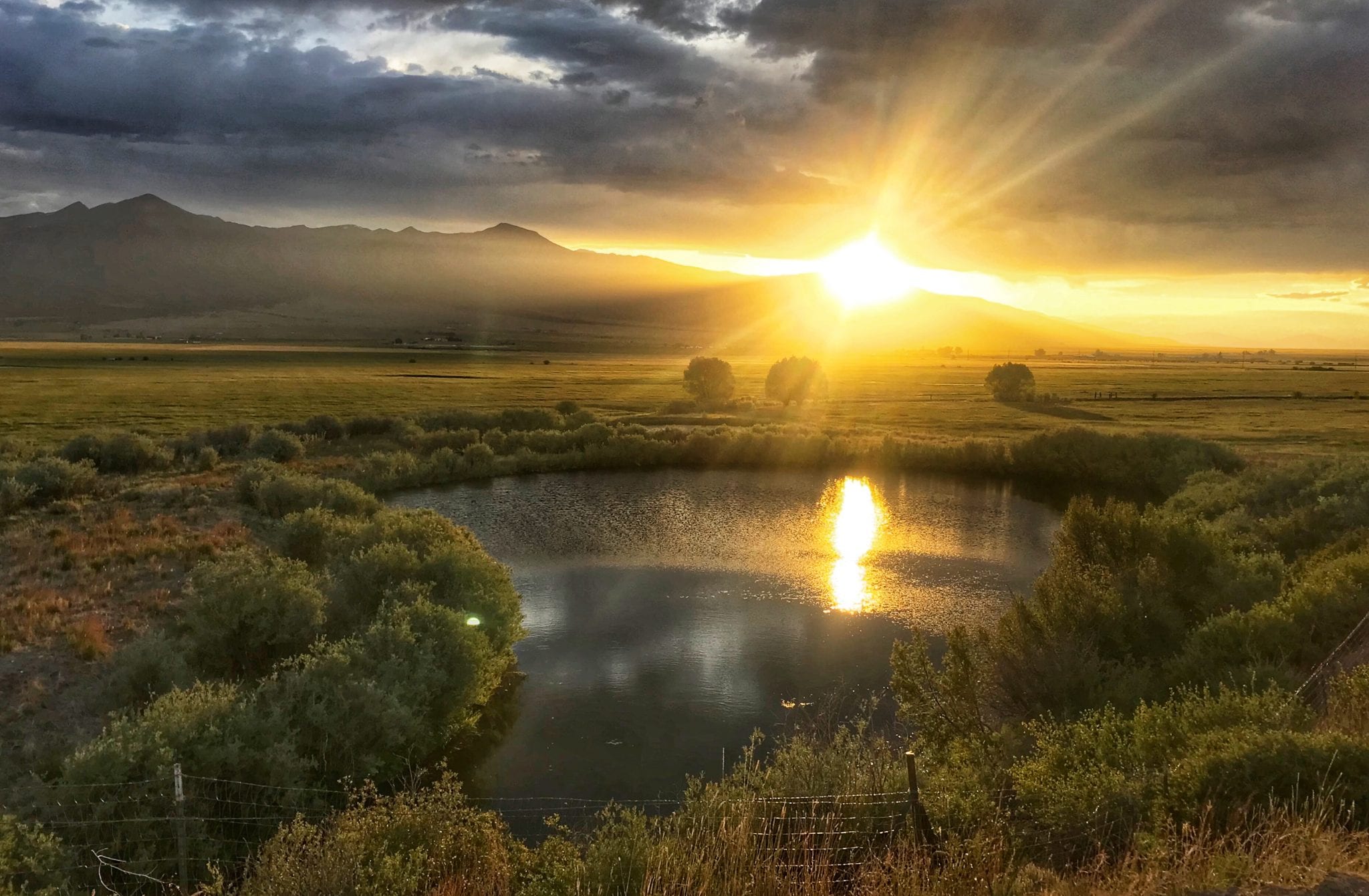 image of sunset in westcliffe