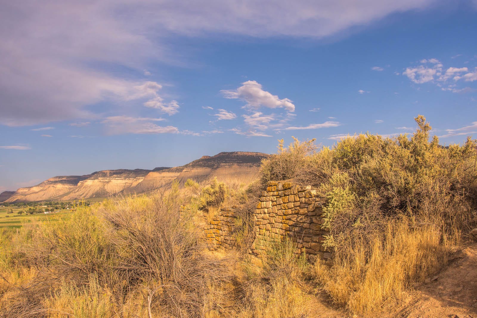 Yucca House National Monument Colorado Ruins