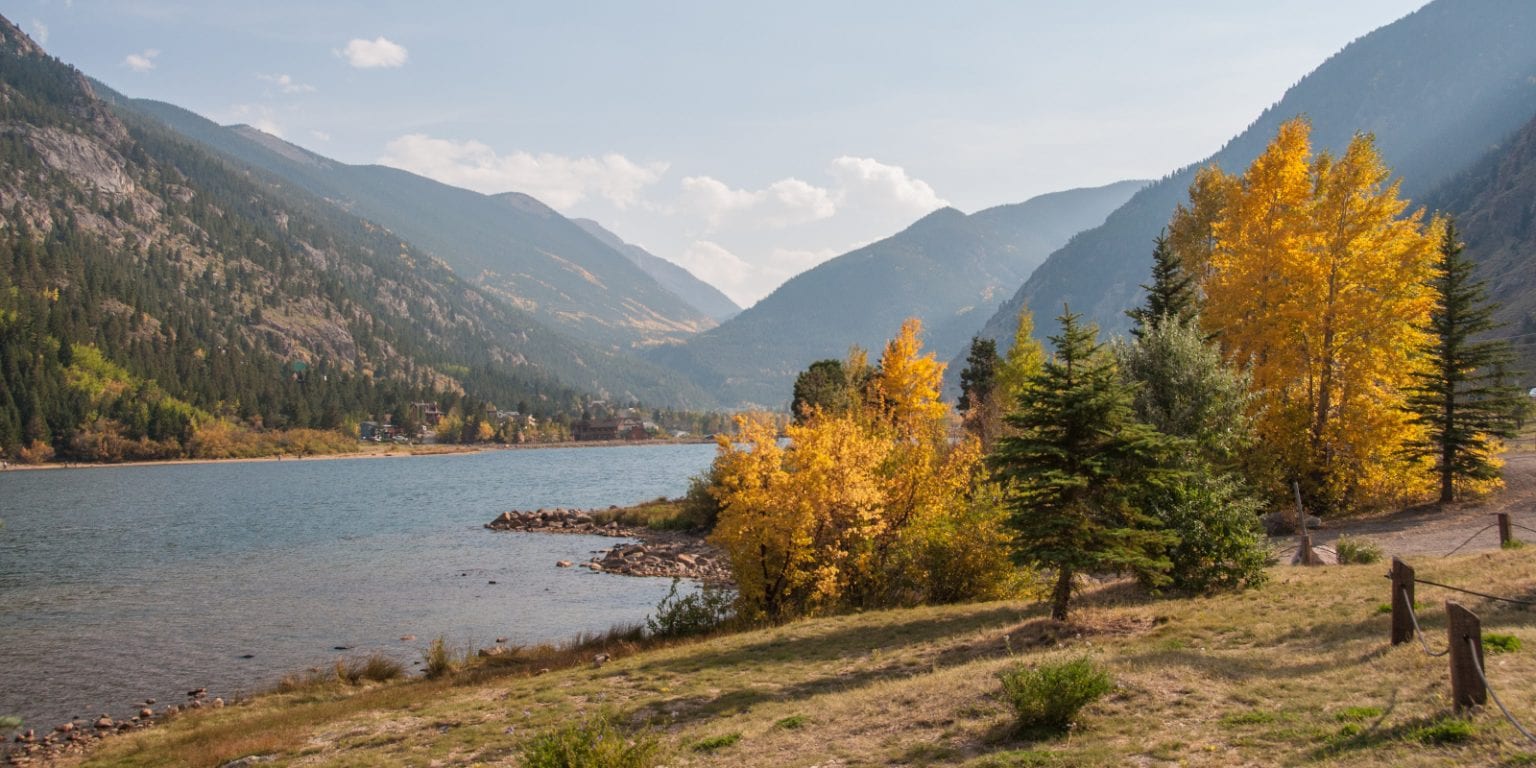 Clear Lake CO Reservoir on Guanella Pass nearby Arapaho