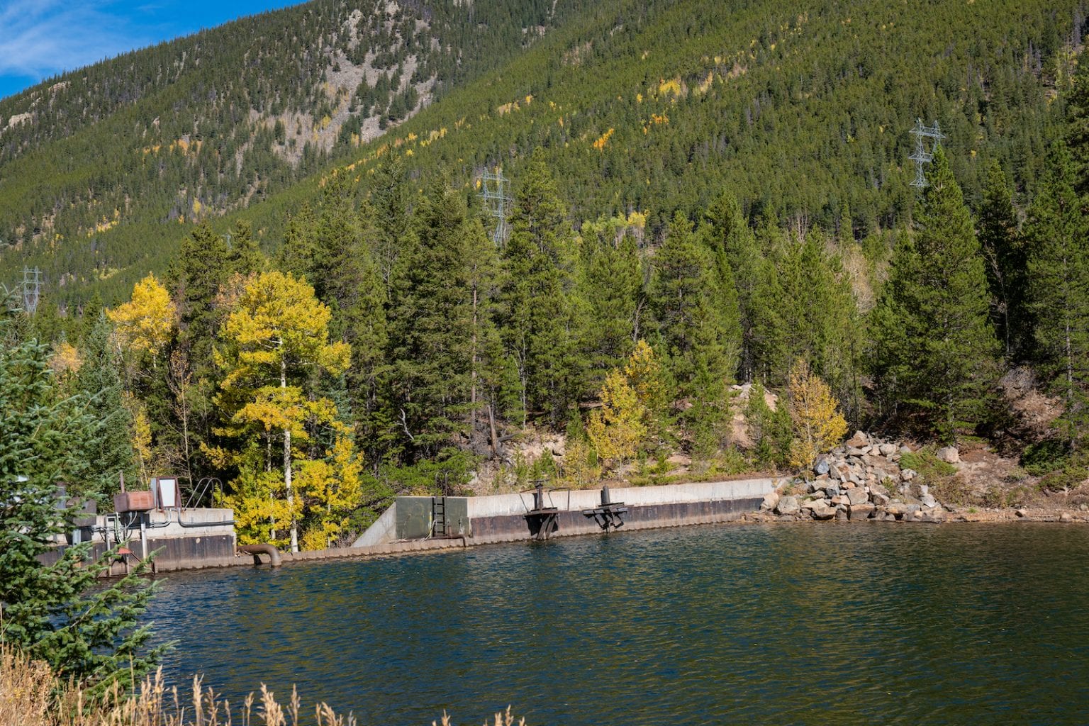 Clear Lake CO Reservoir on Guanella Pass nearby Arapaho