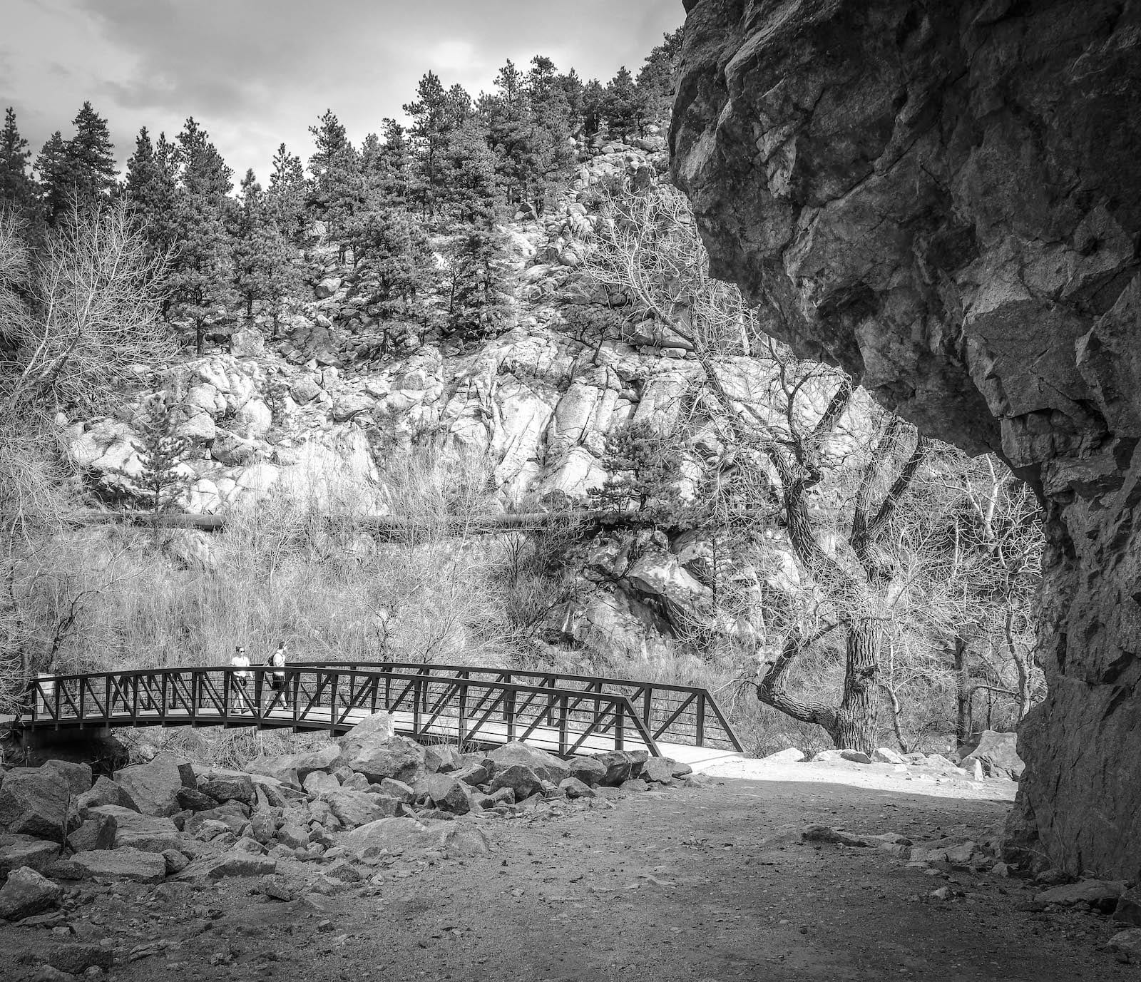Boulder Creek Trail Bridge Colorado