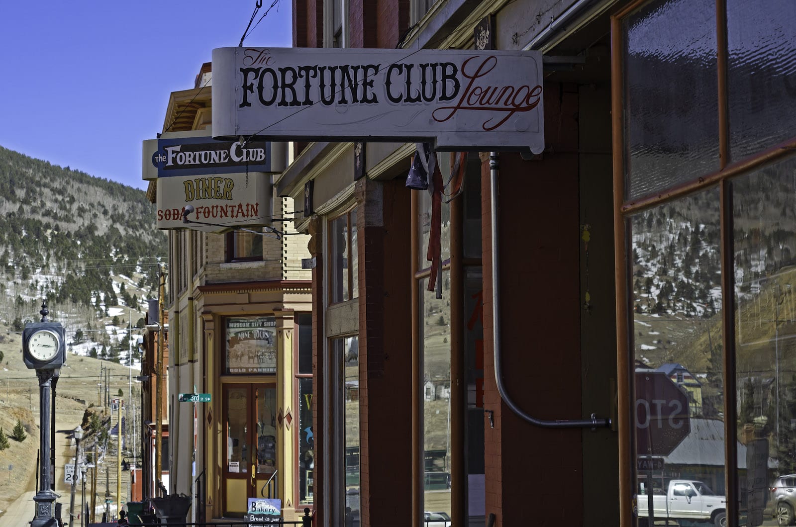 The Fortune Club Lounge Sign Victor Colorado