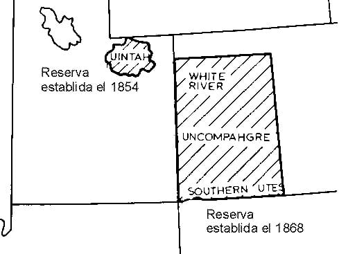Ute Territory after Treaty of 1868