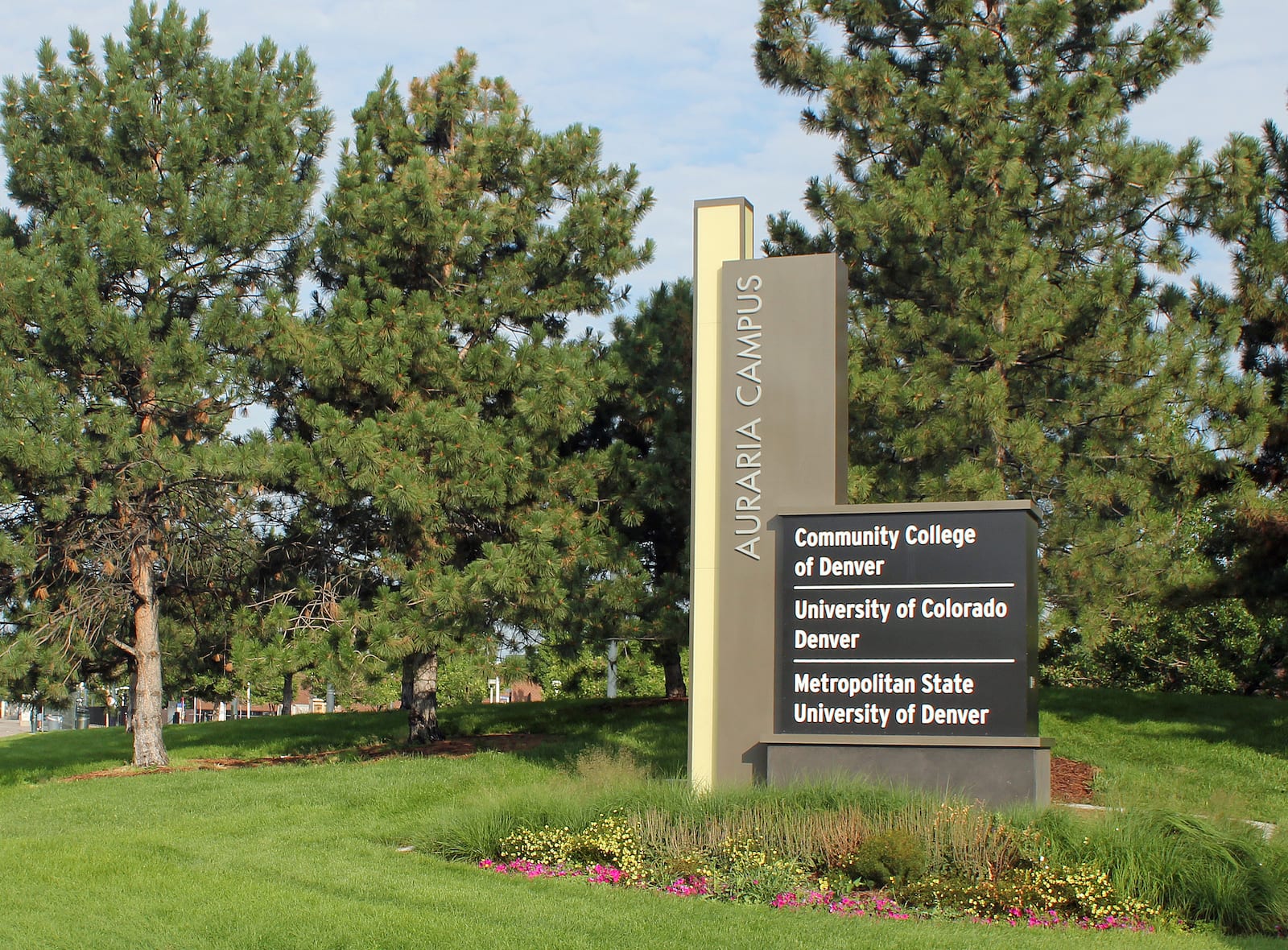 Auraria Campus Sign Denver CO
