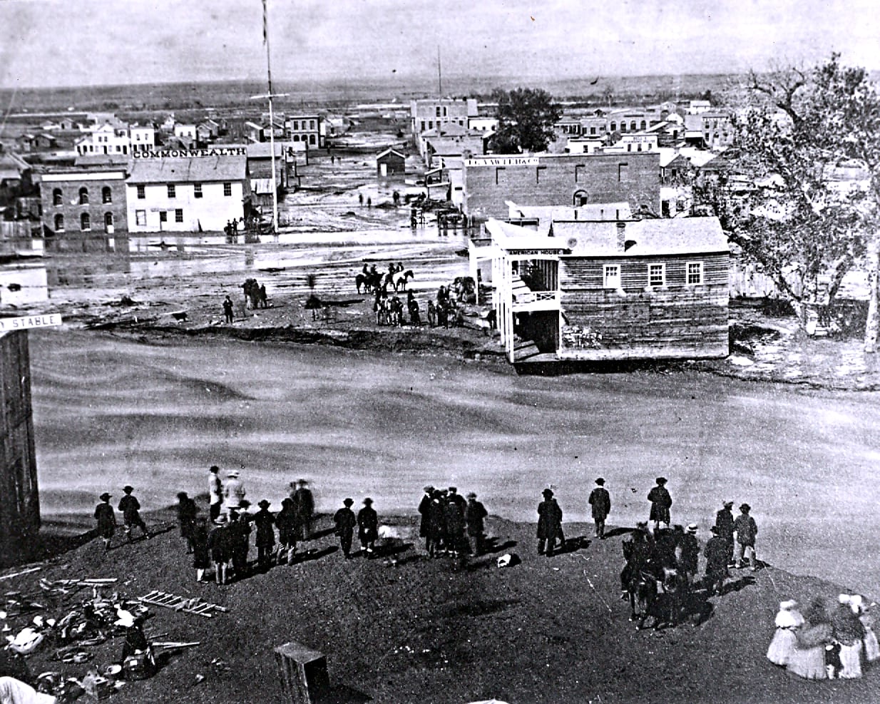 Auraria, Colorado Cherry Creek Flood of 1864