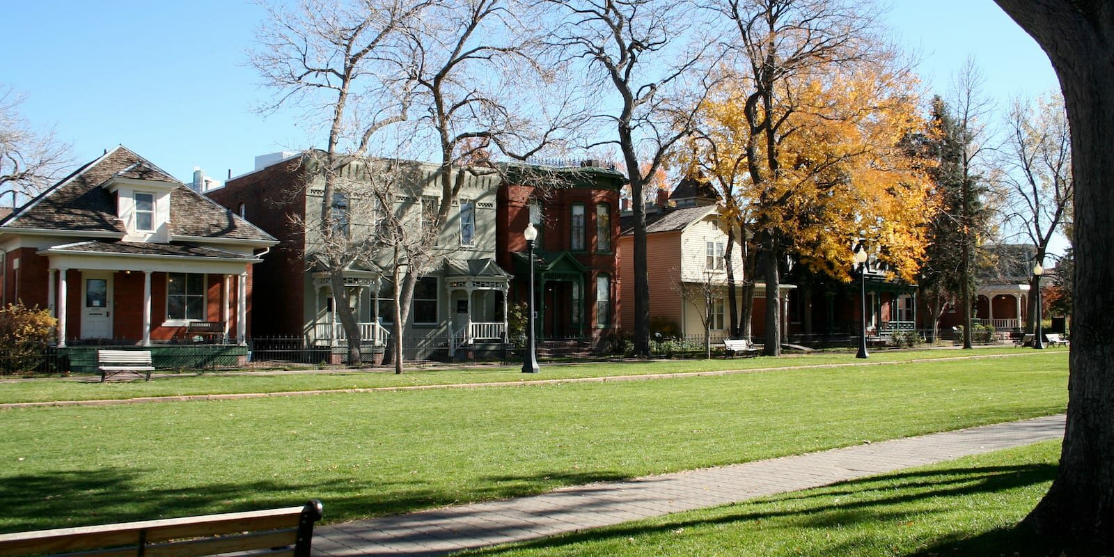 Auraria Colorado Ninth Street Historic Park Homes