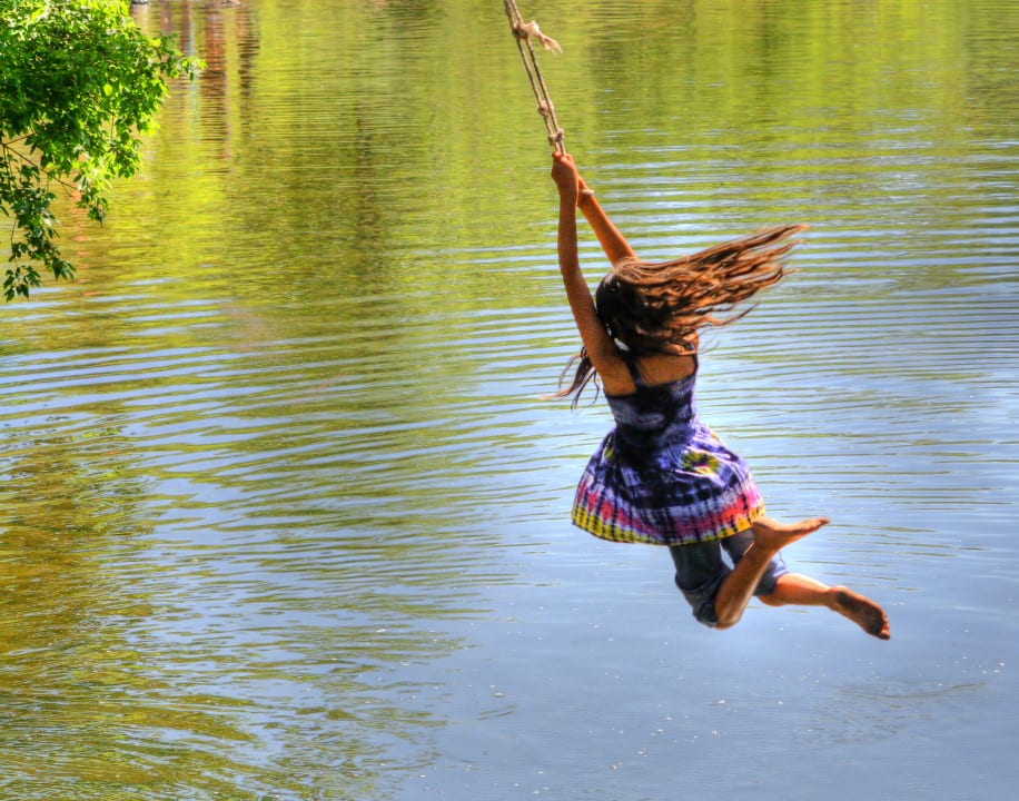 Cache La Poudre River Rope Swing