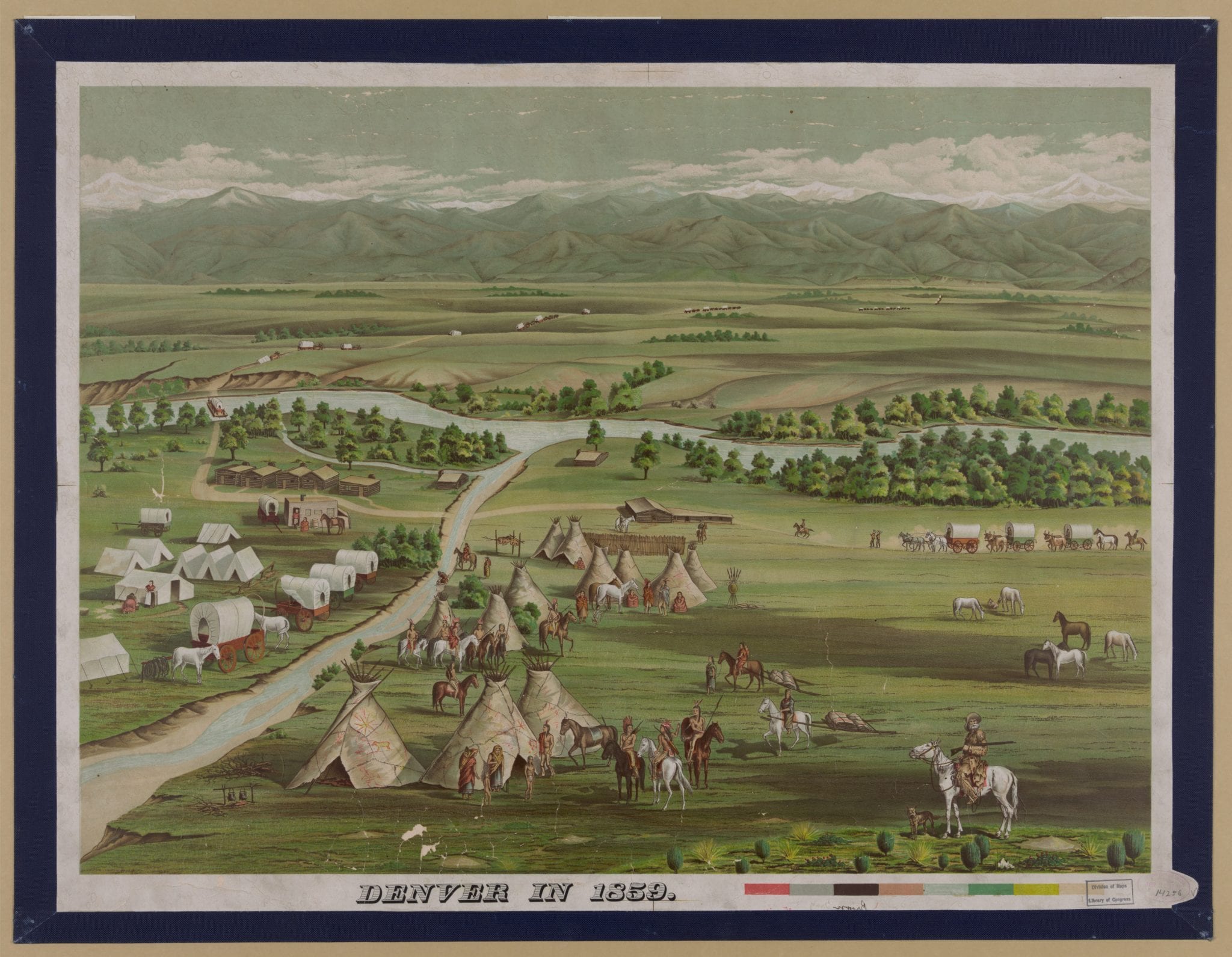 Denver Colorado in 1859