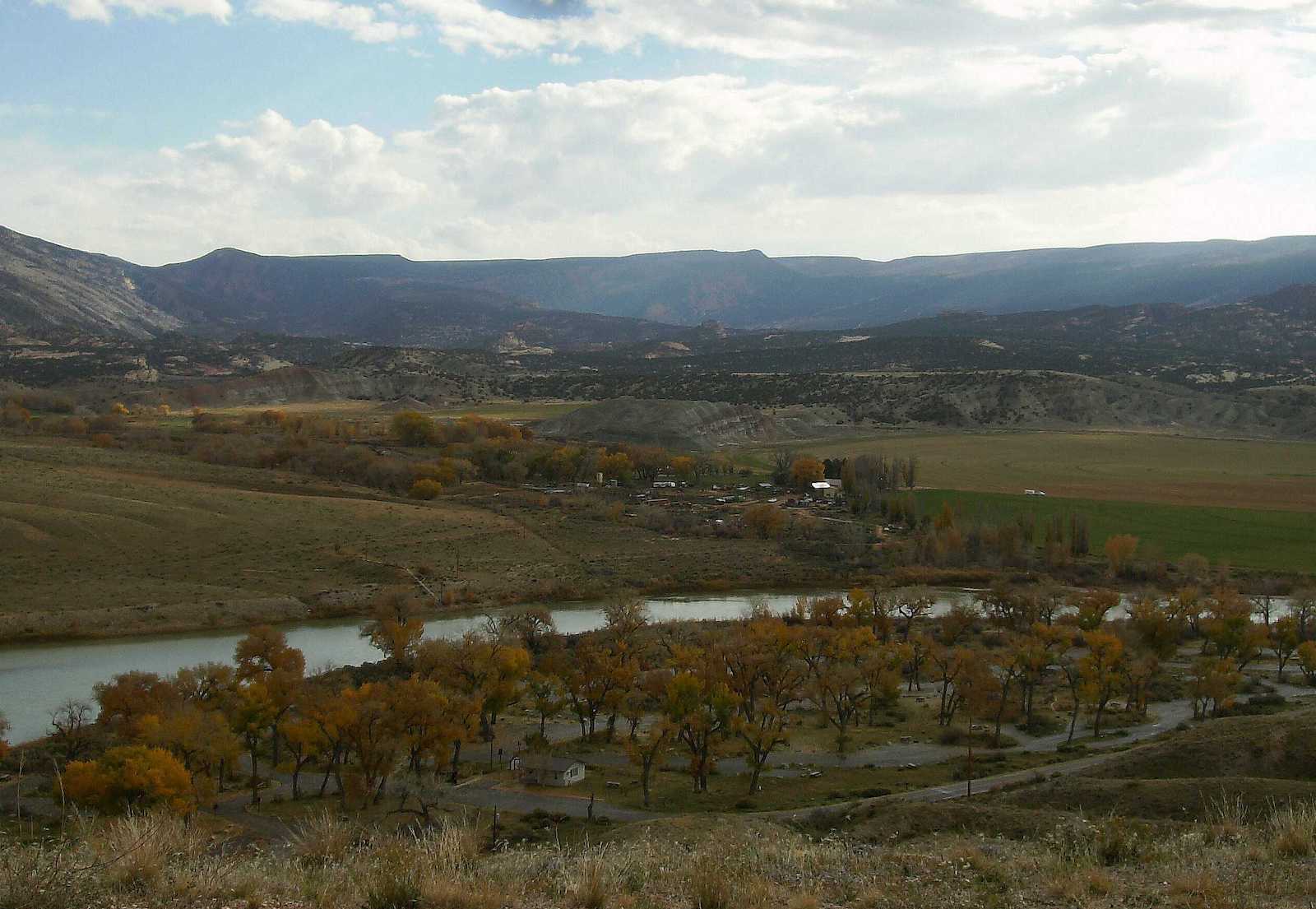 Dinosaur National Monument Green River Campground Utah