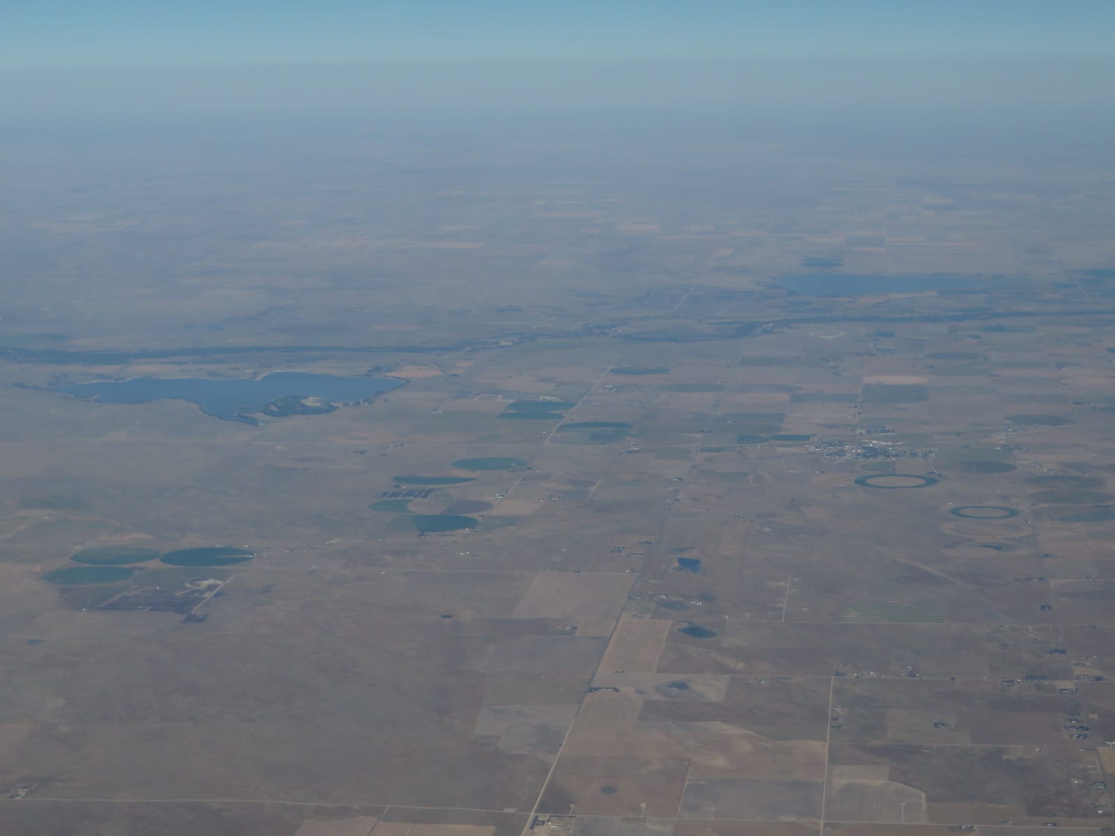 Wiggins Colorado Empire Reservoir Aerial View