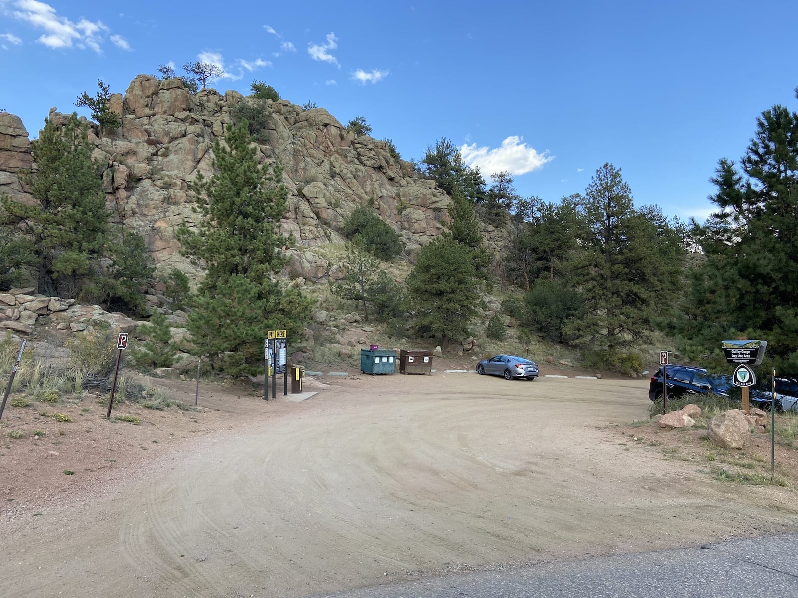 Guffey Gorge Colorado Parking Lot